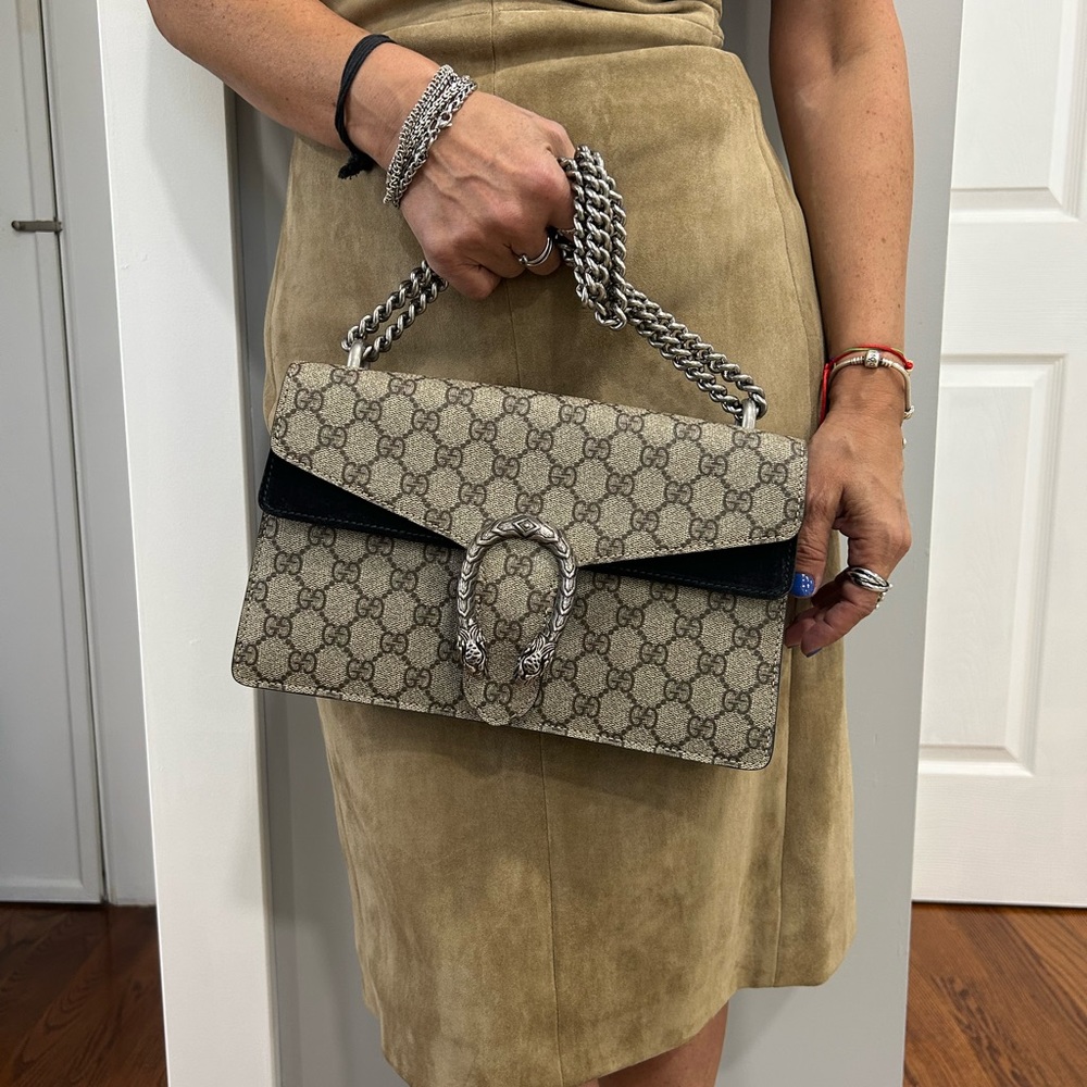 Gucci Dionysus Supreme Monogram Shoulder Bag